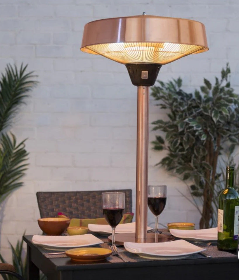 La Hacienda Copper Table Top Heater