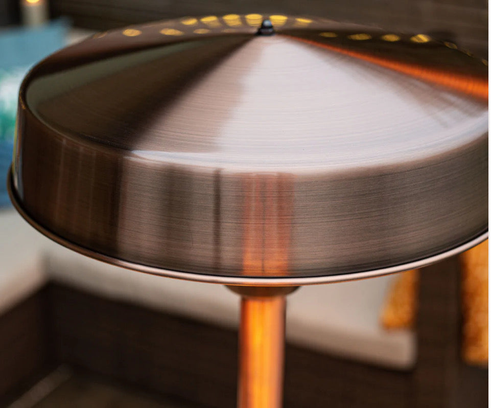 La Hacienda Copper Table Top Heater