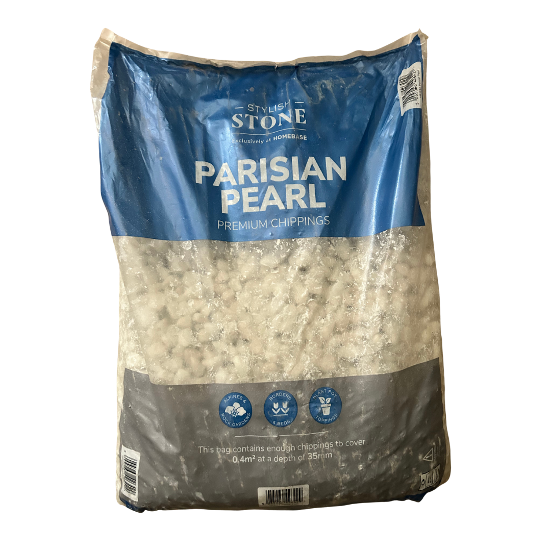 Stylish Stone Parisian Pearl Decorative Gravel – 20kg Bag