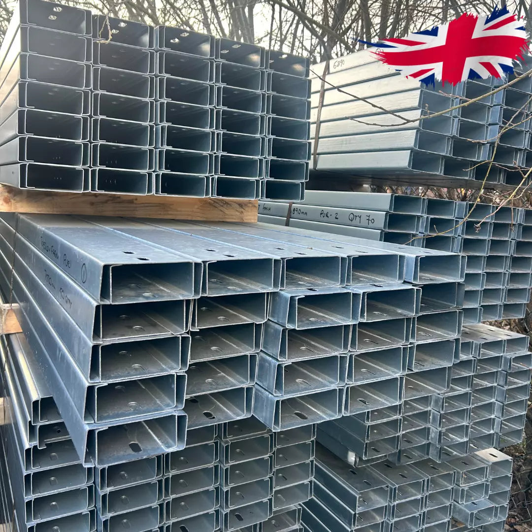 Galvanised Steel C Section Purlins 120x50x50mm