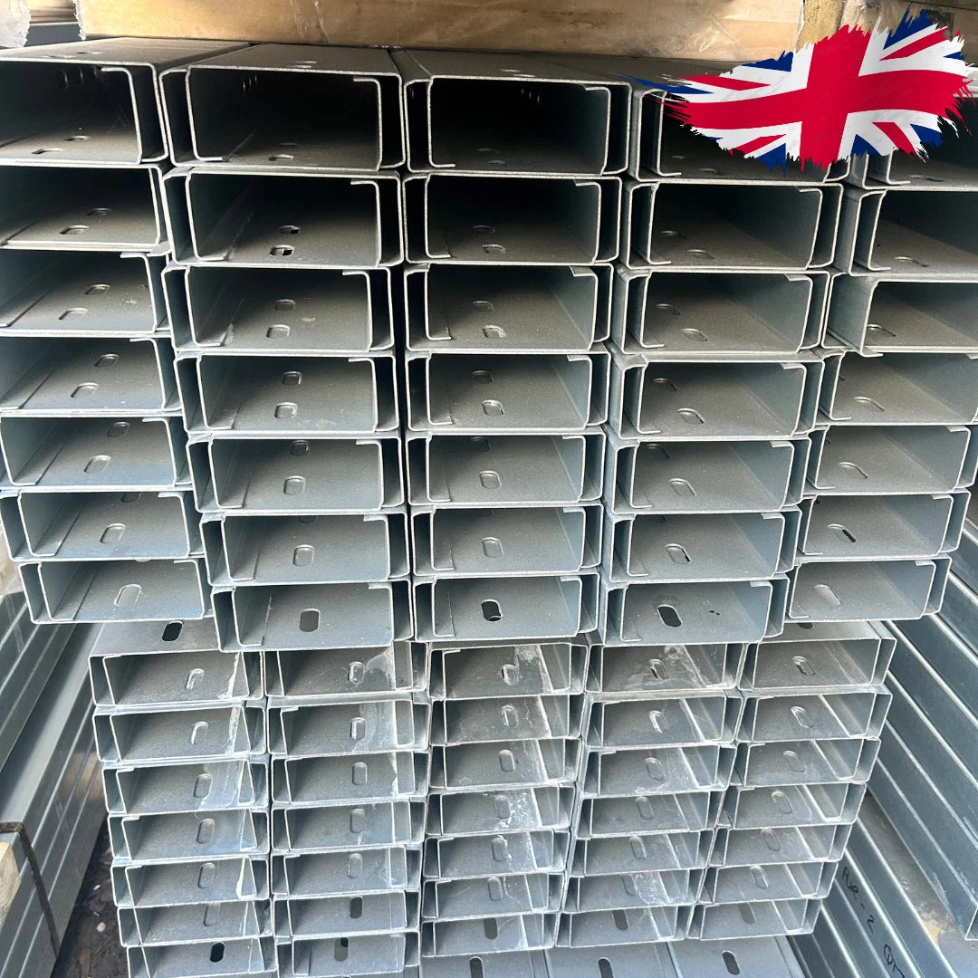 Galvanised Steel C Section Purlins 120x50x50mm