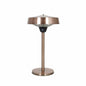 La Hacienda Tabletop Halogen Silver Electric Heater
