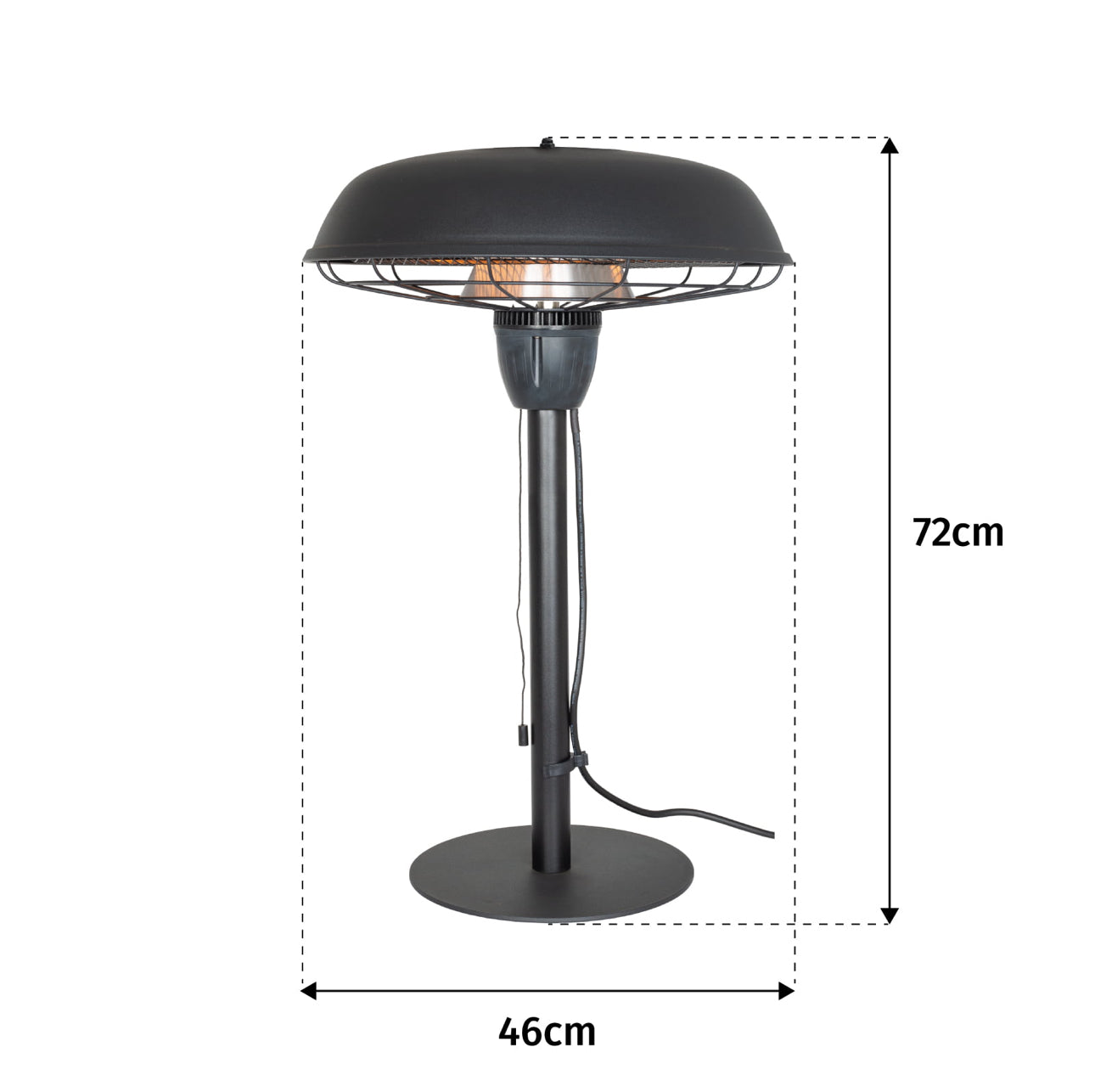 La Hacienda Industrial Tabletop Heater